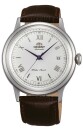 Montre automatique classique en m&eacute;tal argent&eacute; cadran blanc pour homme avec date