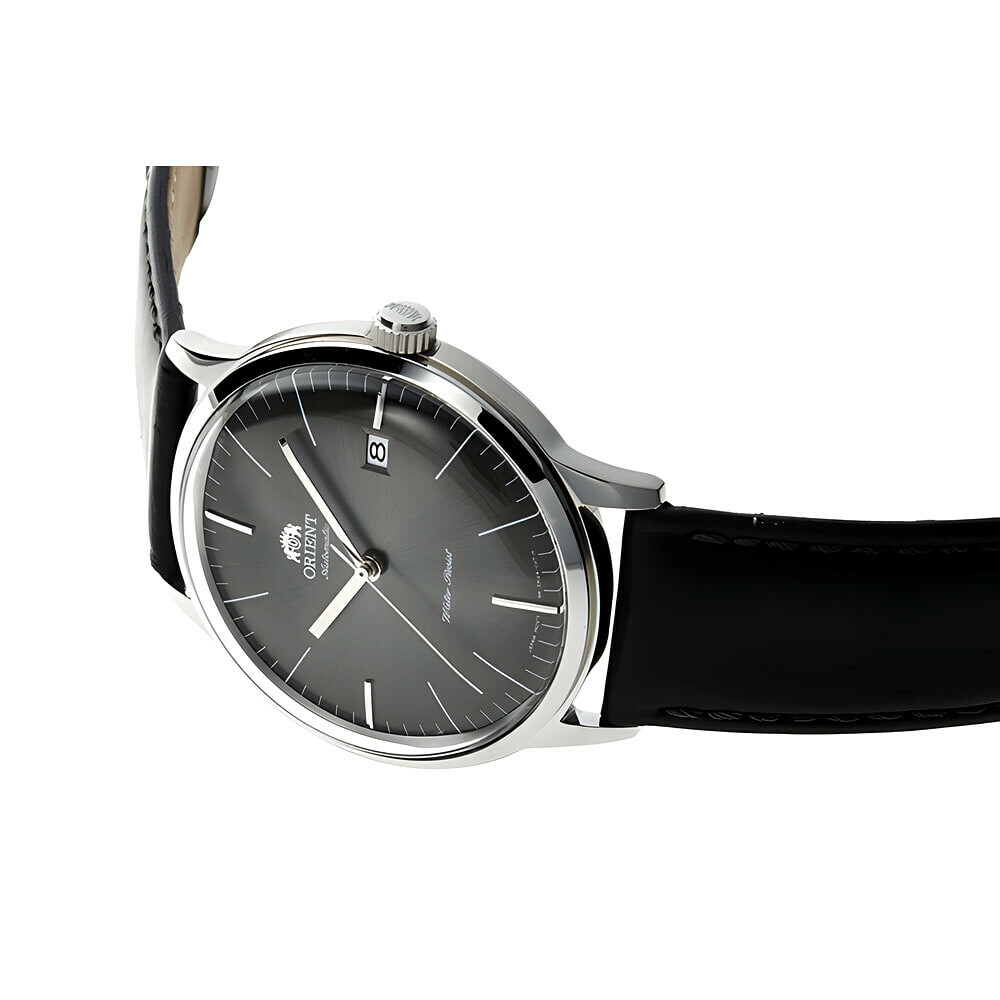 Montre automatique Orient Bambino cadran gris homme AC0000CA 3 quarts