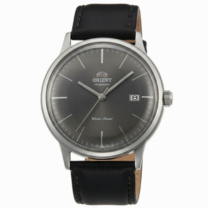 Montre automatique Orient Bambino cadran gris homme AC0000CA