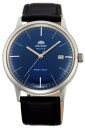 Montre automatique noire cadran bleu pour homme avec date