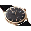Montre automatique Orient Bambino V4 cadran brun homme AC08001T pos&eacute;e