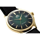 Montre automatique Orient Bambino cadran vert homme AC08002F pos&eacute;e