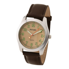 Montre pour homme Bayard cadran clair lecture claire