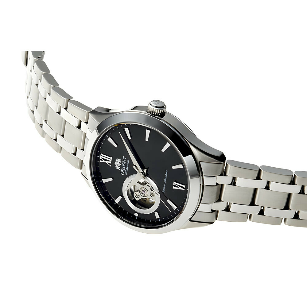 Montre automatique Orient Golden Eye 2 cadran noir homme AG03001B pos&eacute;e