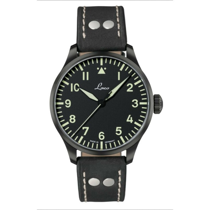 Montre Laco automatique Altenburg pvd noir 861759.2