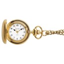 Montre pendentif dor&eacute;e &agrave; piles chiffres arabes