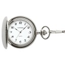 Montre gousset argent&eacute;e chiffres arabes