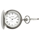 Montre gousset argent&eacute;e chiffres romains