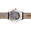 Montre automatique Orient sun and moon squelette pvd or jaune homme RA-AS0010S arriere