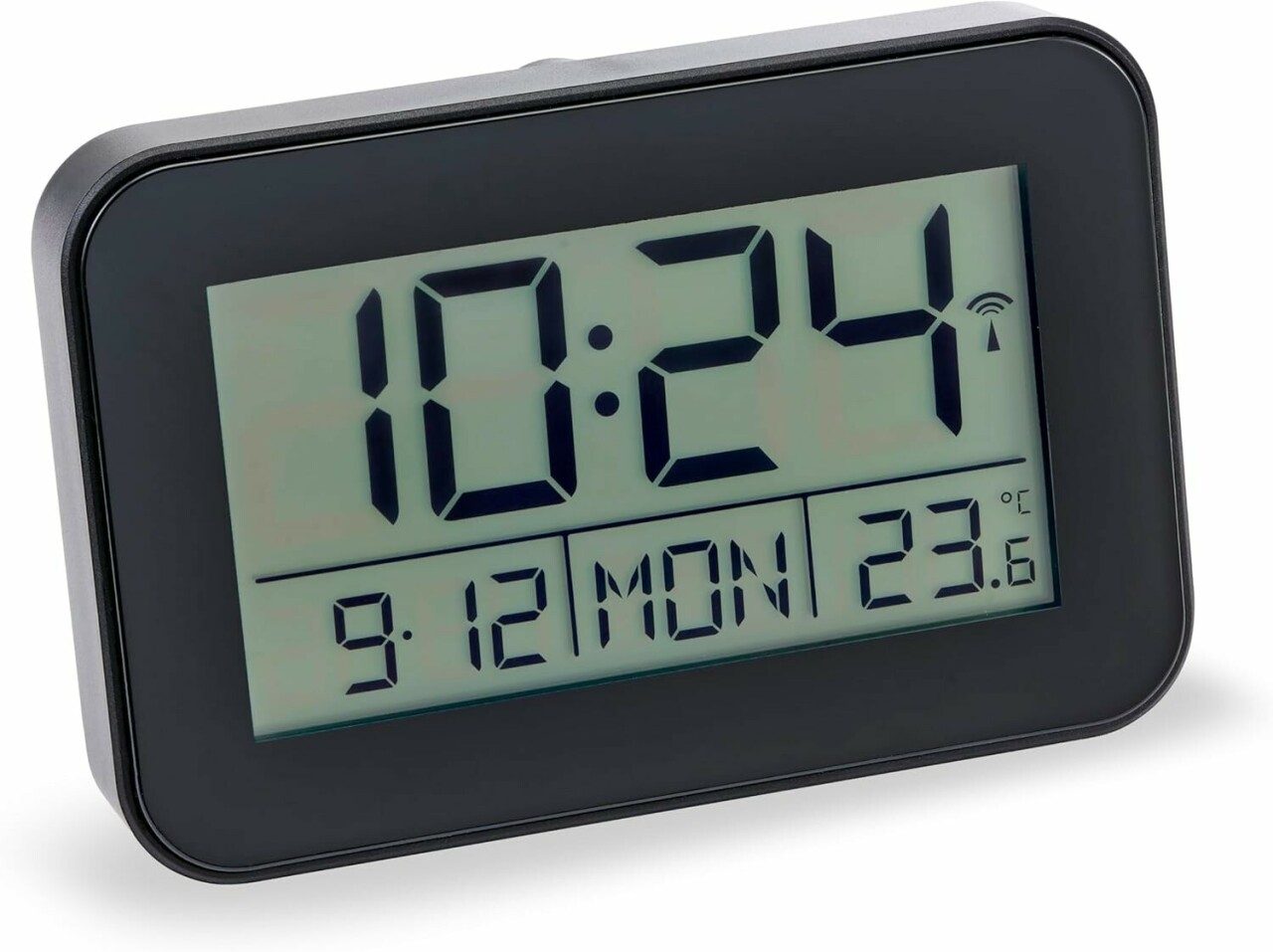 R&eacute;veil radio-pilot&eacute; noir sonnerie bip-bip crescendo