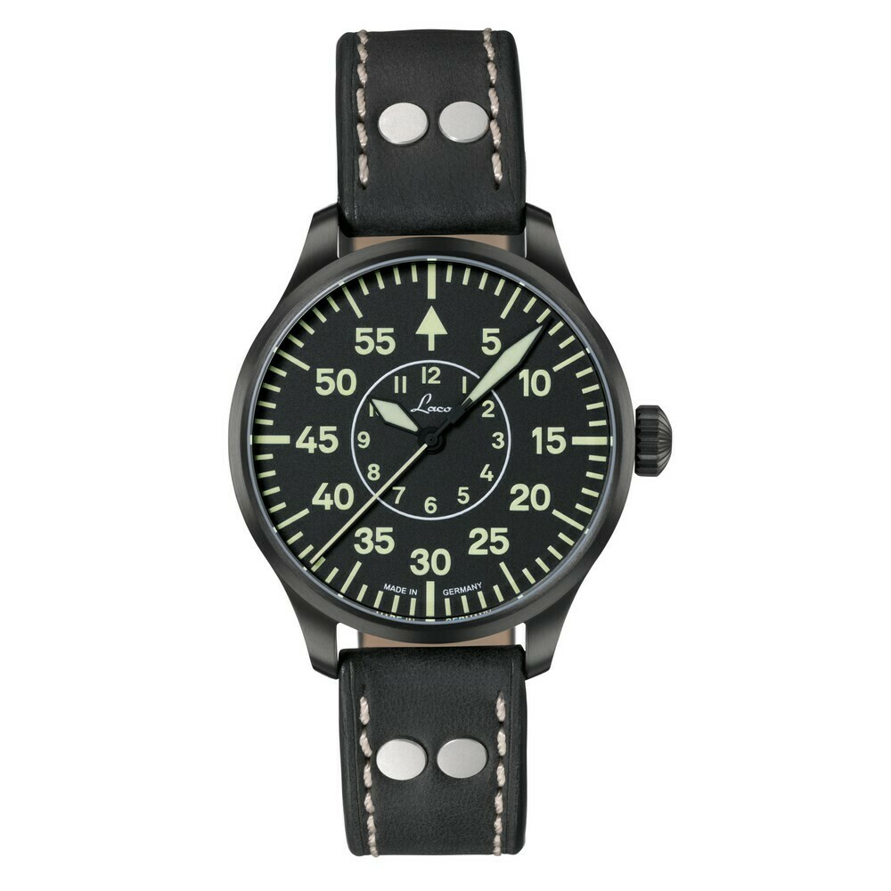 Montre Laco automatique Bielefeld pvd noir 861992