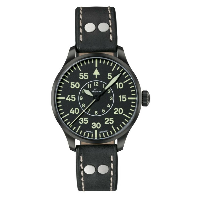 Montre Laco automatique Bielefeld pvd noir 861992