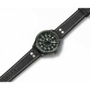 Montre Laco automatique Bielefeld 42 PVD noir 861760.2 pos&eacute;e