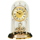 Pendule Bayard 400 jours &agrave; sonnerie Westminster globe en verre 22 cm