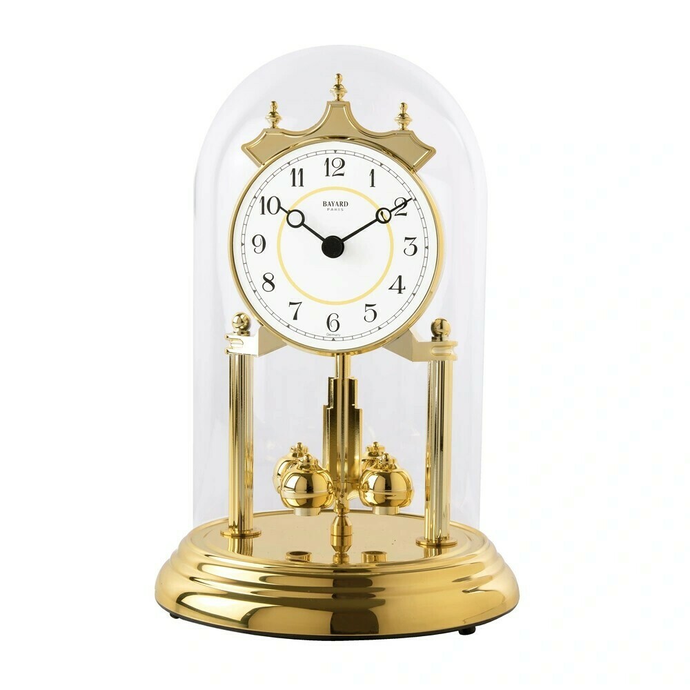 Pendule 400 jours cadran blanc chiffres arabes 22 cm Bayard