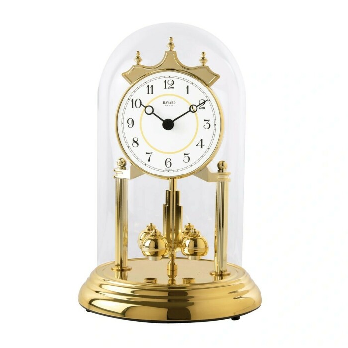 Pendule 400 jours cadran blanc chiffres arabes 22 cm Bayard