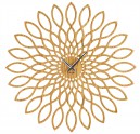 Horloge murale design en bois 60 cm de diam&egrave;tre