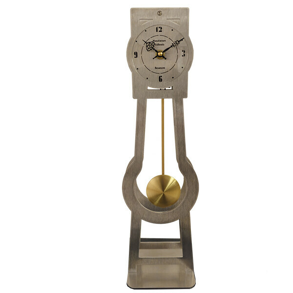 Mini comtoise moderne en inox sans sonnerie
