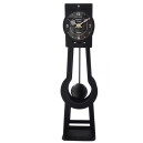 Mini comtoise moderne noire sans sonnerie