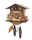 Horloge coucou &agrave; piles chalet &quot;maison de Heidi&quot; pour enfants