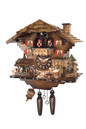 Horloge coucou chalet &agrave; m&eacute;lodie danseurs buveur de bi&egrave;re