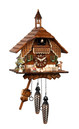 Horloge coucou musical chalet