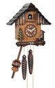 Horloge coucou musical d&eacute;corations peintes 20 cm