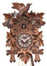Horloge coucou m&eacute;canique traditionnel 1 jour gros plan