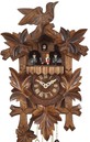 Horloge coucou traditionnel 1 jour musical th&egrave;me oiseau et tyroliens 37 cm_zoom