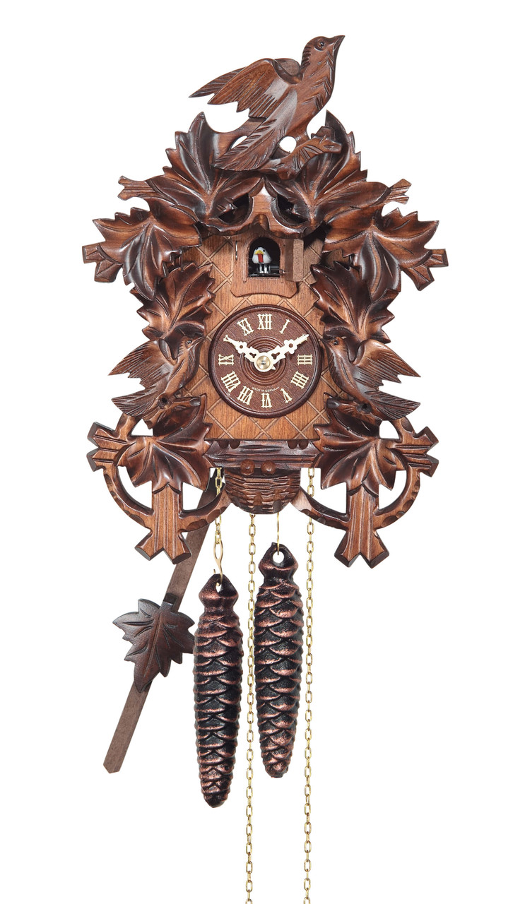 Horloge coucou traditionnel th&egrave;me oiseau