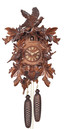 Horloge coucou m&eacute;canique traditionnel 1 jour envol oiseau