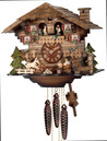 Horloge coucou m&eacute;canique traditionnel 1 jour musical