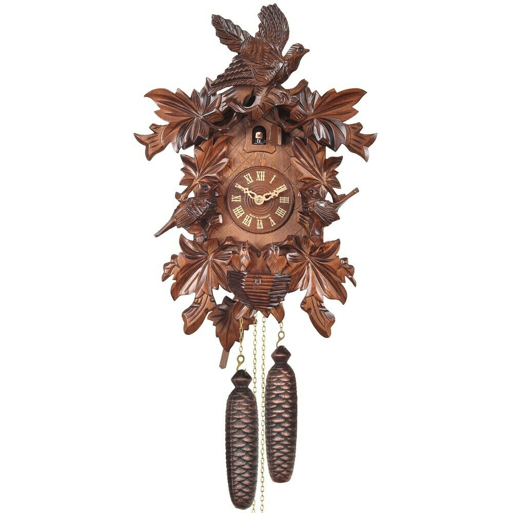 Horloge coucou m&eacute;canique traditionnel 1 jour envol oiseau
