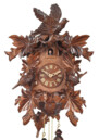 Horloge coucou m&eacute;canique traditionnel 8 jours envol oiseau zoom