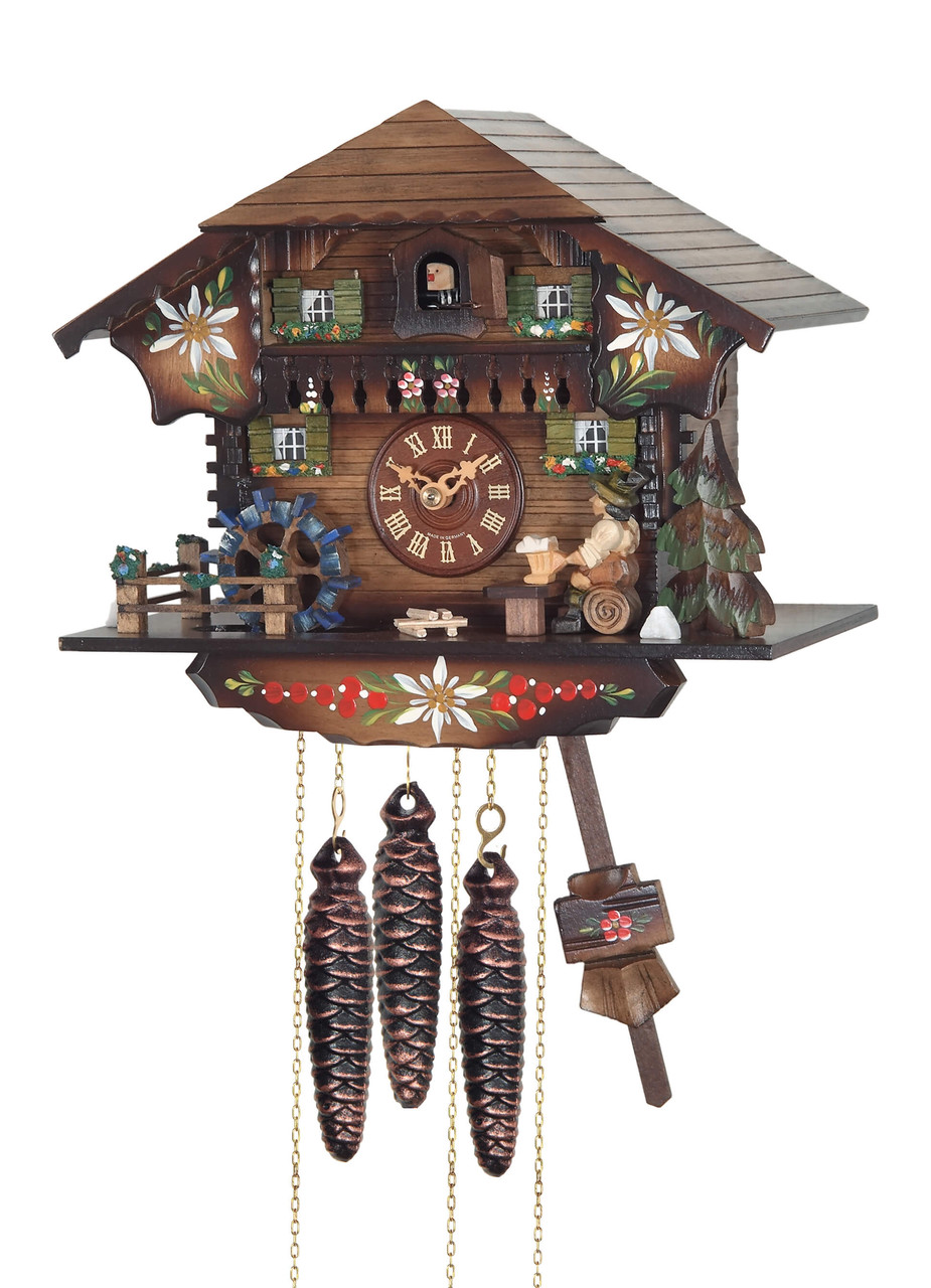 Horloge coucou &agrave; quartz &agrave; m&eacute;lodie &quot;Buveur de bi&egrave;re&quot;