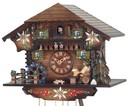 horloge coucou &agrave; m&eacute;lodie &quot;Buveur de bi&egrave;re&quot; &agrave; piles_zoom