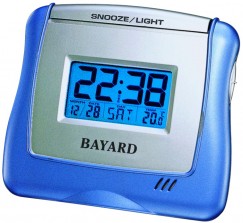 Réveil digital bleu Bayard BlueLight