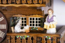 Horloge coucou m&eacute;canique musical chalet 8 jours r&eacute;parateur toit 43 cm_zoom