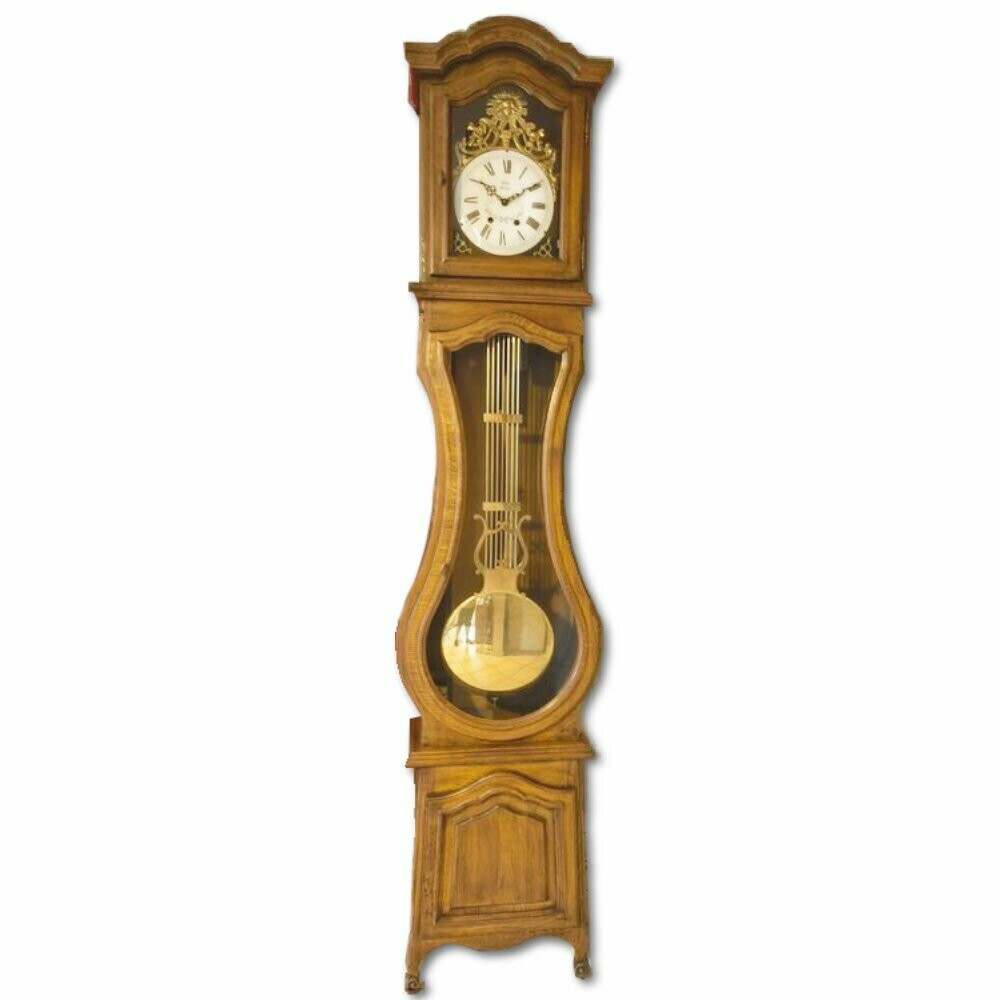 horloge comtoise en merisier
