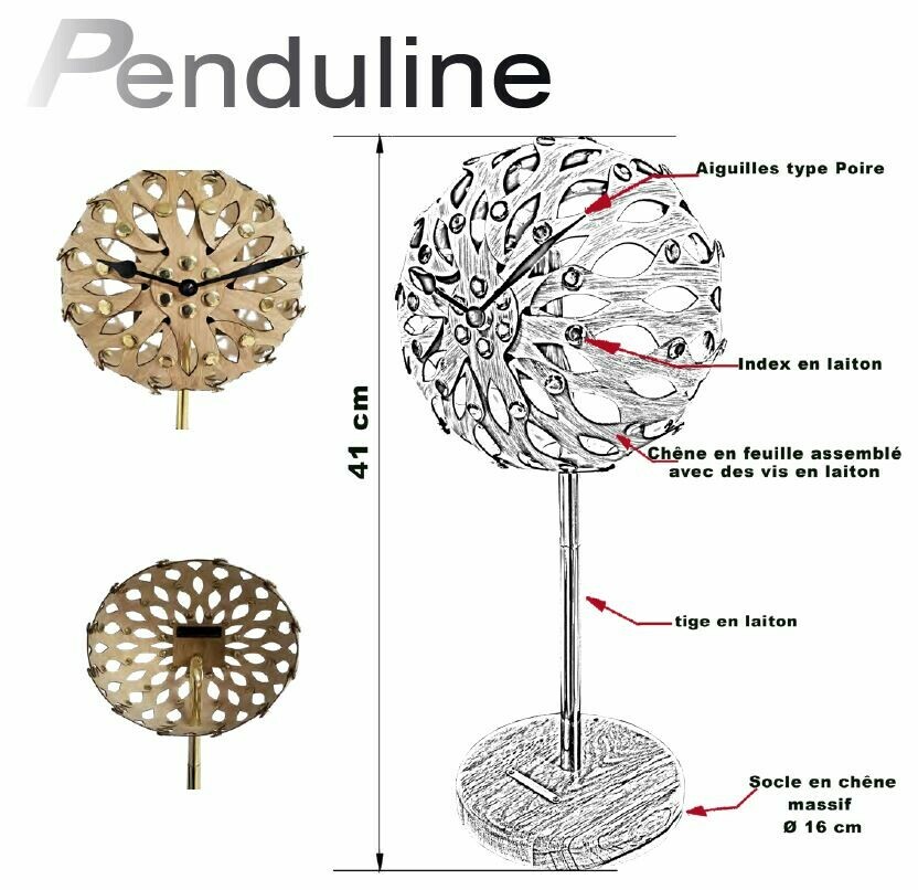 Mini comtoise penduline details