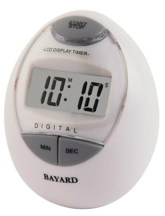 Minuteur de cuisine digital forme œuf