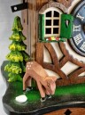 Horloge coucou traditionnel 1 jour chalet petits coeurs_biche