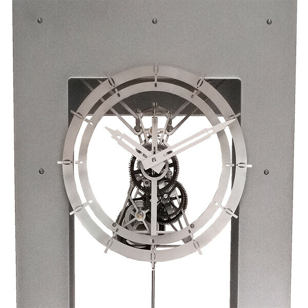Horloge m&eacute;canique moderne en acier Gratte-Ciel_zoom