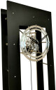 Horloge m&eacute;canique moderne en acier Gratte-Ciel noir_ zoom