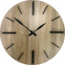 Horloge murale silencieuse en bois