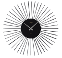 Horloge murale moderne ronde Soleil noir