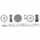 d&eacute;tail technique horloge 600 ou 900