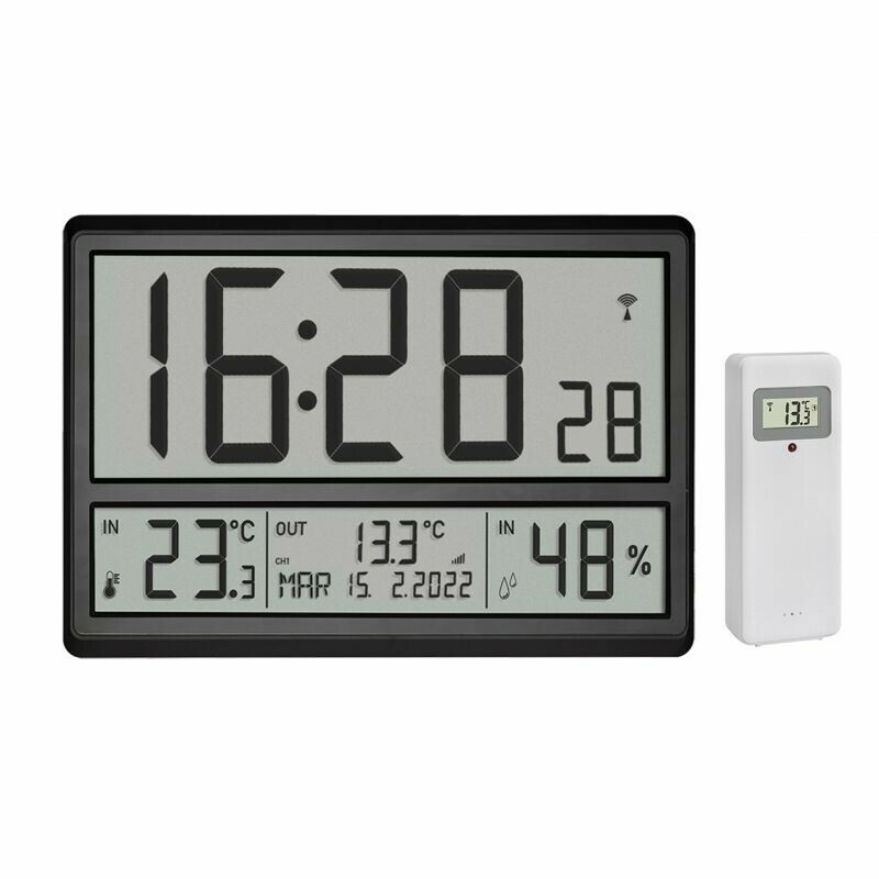 Acheter Mini horloge électronique murale, thermomètre et