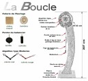 Horloge m&eacute;canique moderne Boucle en bambou et ch&ecirc;ne options