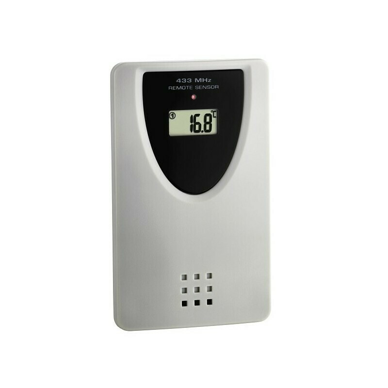 Horloge murale digitale radio-pilot&eacute;e date et thermom&egrave;tre avec sonde